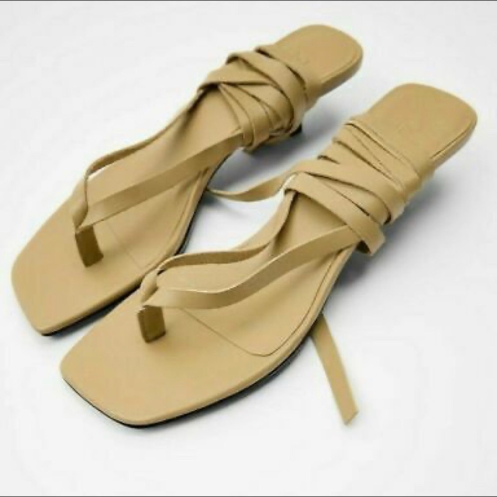 Zara Leather Sandals